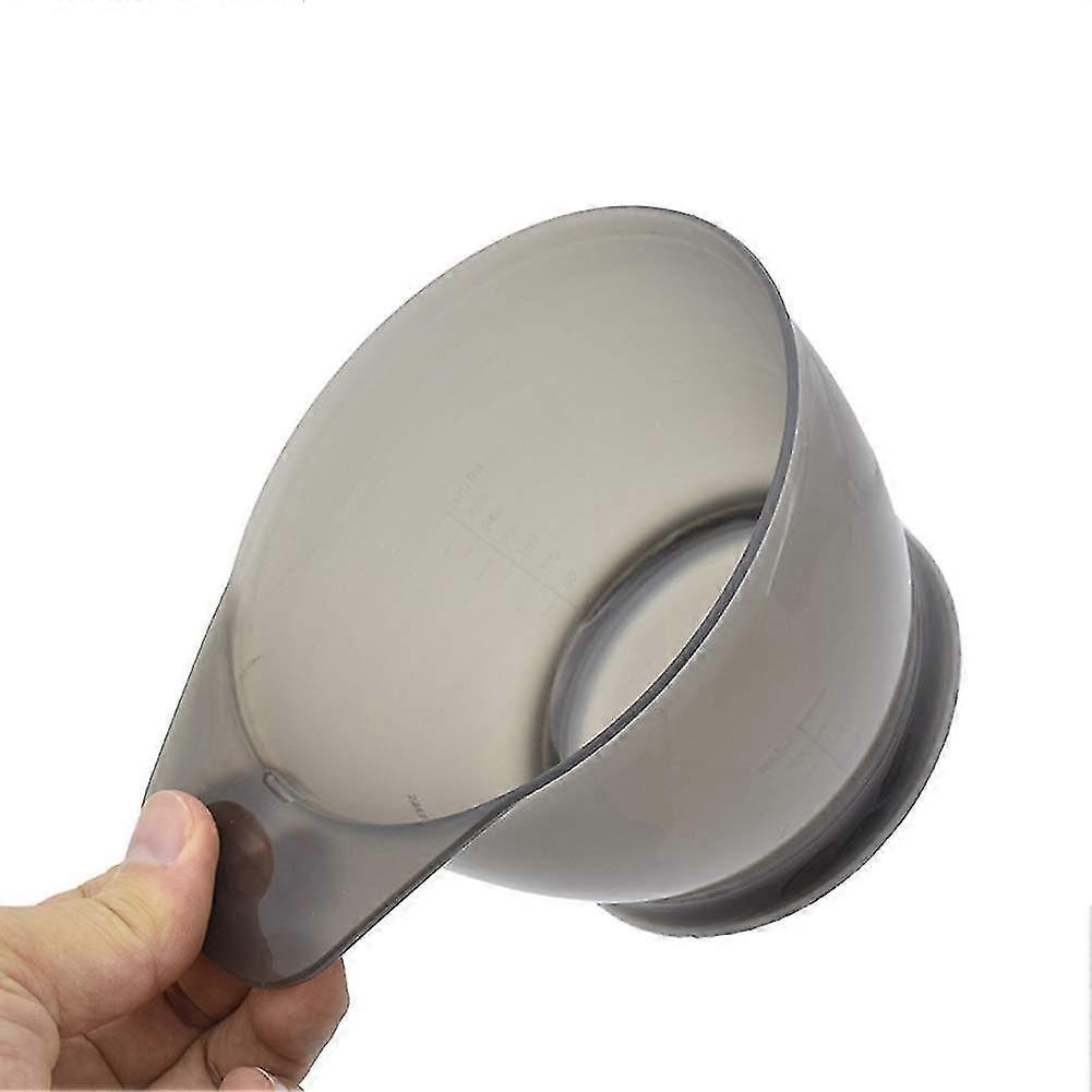 Set Of 2 Hair Coloring Bowls Hair Coloring Bowls Hair Coloring Bowls Plastic Mixing Bowls Oil Treatment Tools Clear Black