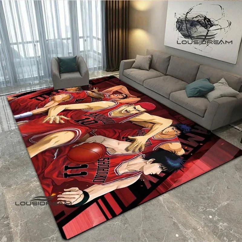 3D Cartoon Slam Dunk printed carpet Non-slip carpet outdoor carpets area rug Home bedroom decor rug for bedroom birthday gift