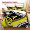Alemannia Pattern Bedding Quilt Set  Home Decoration  Gift (1 * duvet cover + 2 * pillowcase  without core)