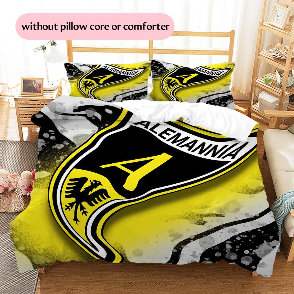 Alemannia Pattern Bedding Quilt Set  Home Decoration  Gift (1 * duvet cover + 2 * pillowcase  without core)