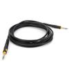 Guitar Cable Black Injection Head Cord Electric Instrument Accessories for Bass Electric Piano6 Meters