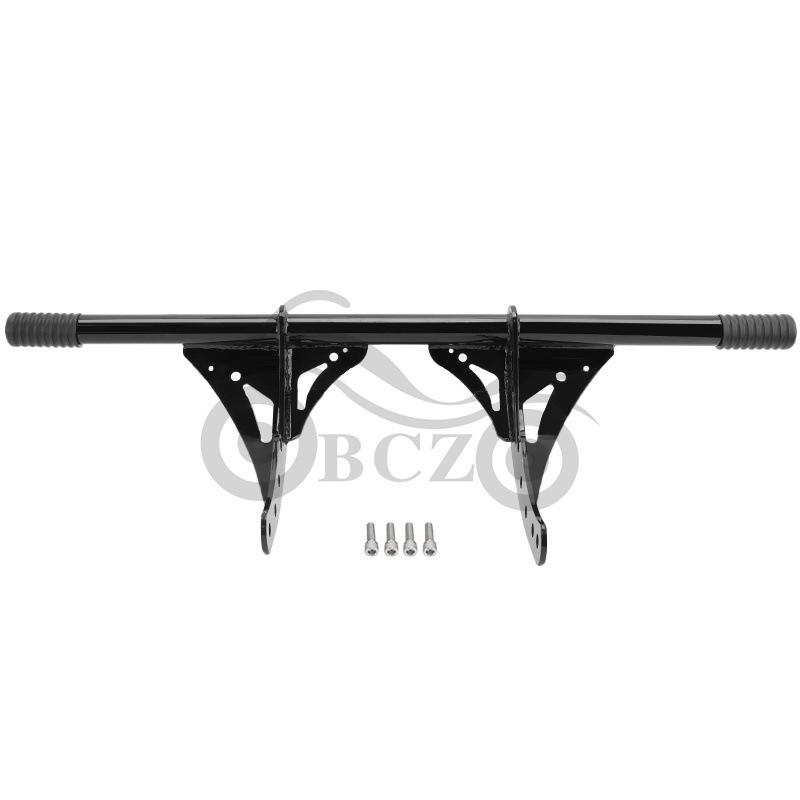 Harley Softail, Street Bob, Low Rider Crash Bars & Front Guards Gloss Black
