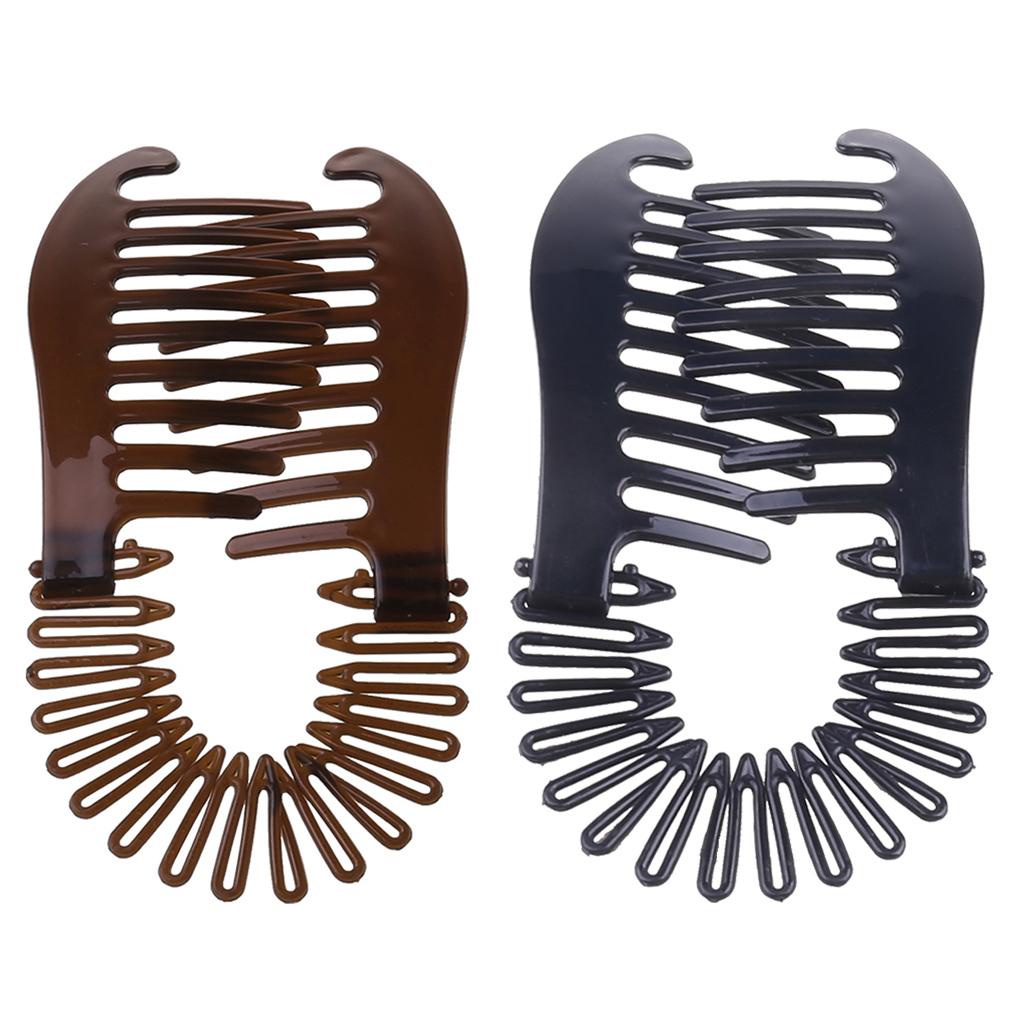 Ponytail Banana Holder Clincher Combs Banana Hair Comb Clips Girls Women