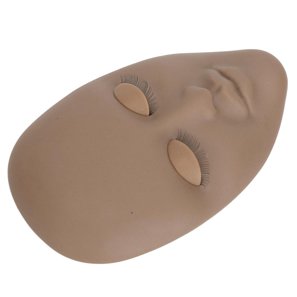 Eyelash Extension Face Mannequin 3 Pairs Removable Eyelids Single Layer Lash Extension Face Model
