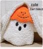 Halloween Plush Pumpkin & Ghost Cushion - Super Soft & Cute Decor