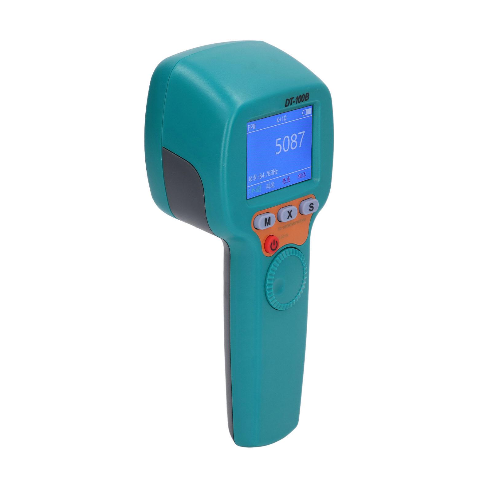 

Ручной стробоскоп DT100B перезаряжаемый светодиодный стробоскоп-вспышка тахометр 1500LX от 60 до 999999 об/мин