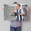 Poster Calcistico Paulo Dybala Segni Metallici Vintage Personalizzati Arte da Parete Placca di Latta Retrò per Tifosi di Calcio Casa e Decorazione Stanza