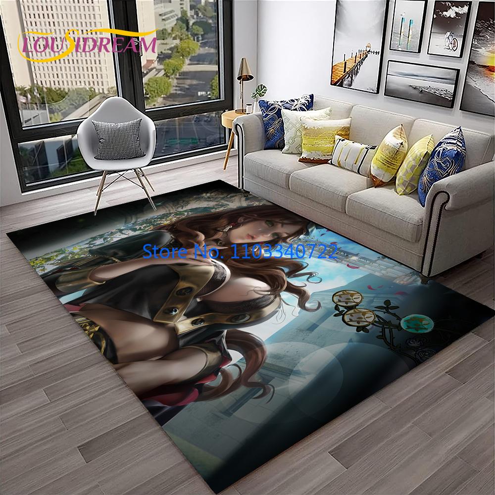 3D Anime Game Character Sexy Lace Girls Cartoon Carpet Rug Carpets 120x160cm Decor for Living Room Bedroom Sofa Kids Floor Mat