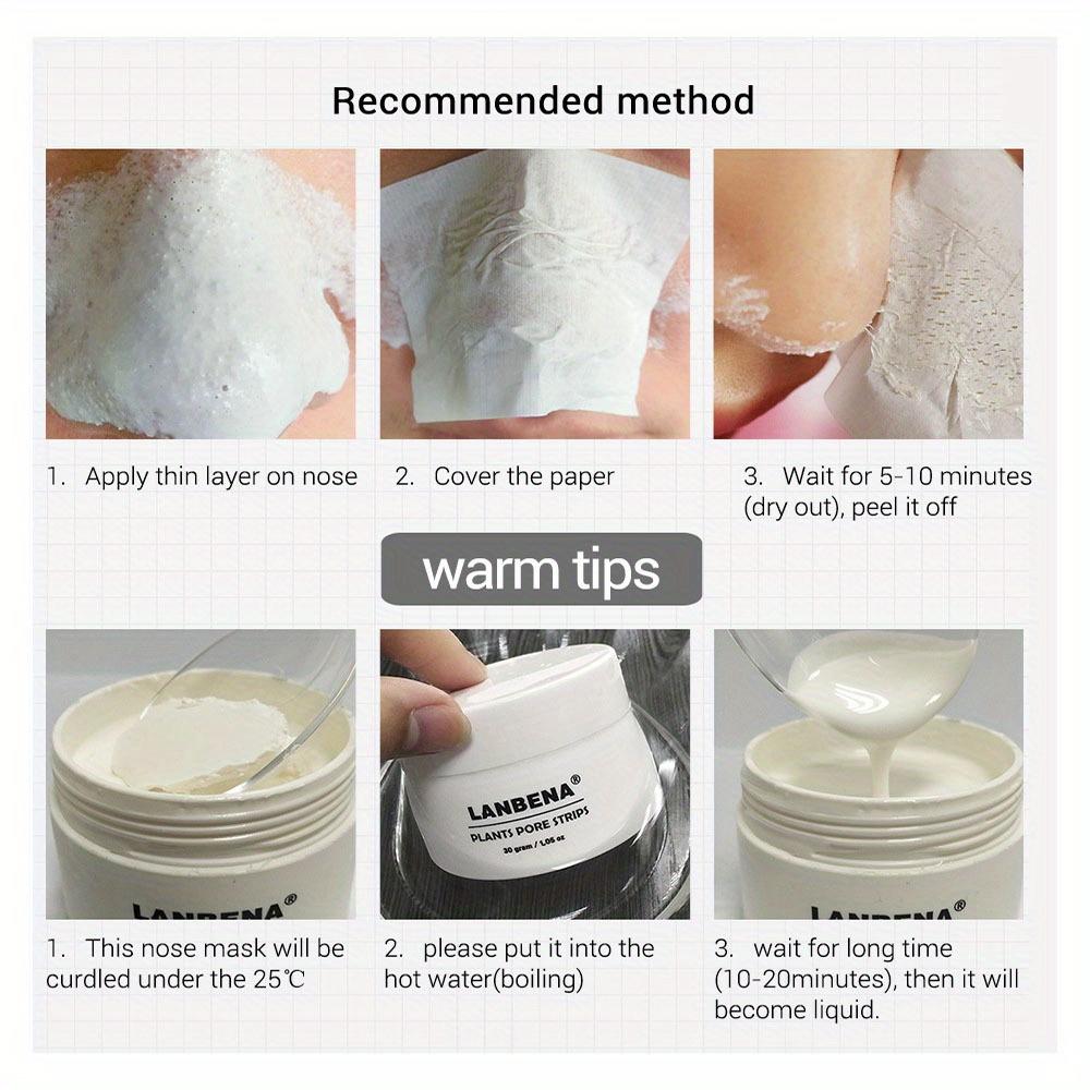 Blackhead Remover Nose Mask Lanbena Pore Strip Black Mask Peeling Acne Treatment Skin Care