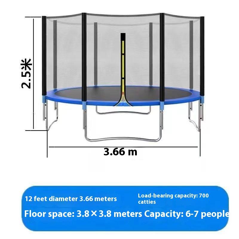 Trampoline Large Outdoor Commercial Trampoline Stall Square Children Trampoline Universal Trampoline