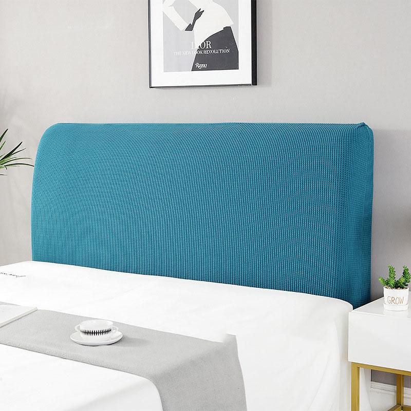 Copertura Testiera Geometrica Stile Nordico Elastica Morbida Confortevole Tessuto Poliestere Copertura Testiera Antipolvere Protettore Decorazione