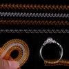 10pcs/lot Ring Size Adjuster Accessories Adjustable Invisible Transparent Spiral Spring Resizing Tools For Jewelry