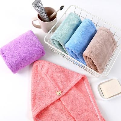 Magic Microfiber Hair Towel Fast Drying Dryer Towel Women Wrap Head Absorption Water Bath Hat