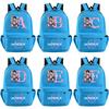 26 English Letter Kpop Demon Hunters Printed Backpack for Teenager Student Girl Boy Bookbag Schoolbag Women Large Capacity Travel Bag Kid Gift Rucksak