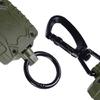 Retractable Key Chain Key Holder Reel with Carabiner 23'' Steel Retractable Cord