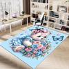 1PC Blue, Cute Bear Extra Large Non-Slip Floor Carpet, Office, Family, Bedroom, Studio - Large Area Rug Indoor Rugs, Vibrant Colors-A248