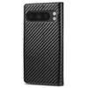 LC.IMEEKE For Google Pixel 9/Pixel 9 Pro Magnetic Case Carbon Fiber Texture Phone Wallet Cover