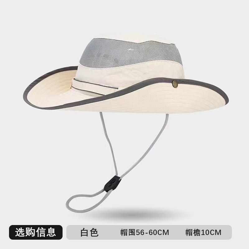 Sun Hats for Men Women Fishing Hat UPF Protection Wide Brim Bucket Hat Breathable Quick-Dry Water Rapellent Outdoor Hiking Beach Travel Summer Hats