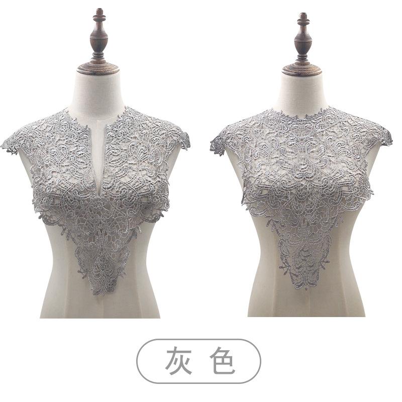 Water-Soluble Lace Collar, Polyester Silk Embroidered Corsage, Three-Dimensional Hollow Collar, Fake Collar, Front Collar And Back Collar Shawl.