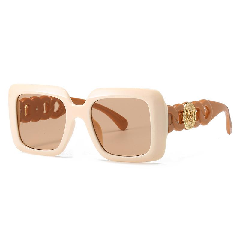 Vintage Fashion Square Big Frame Sunglasses Women Men Luxury Brand Designer Oversized Sun Glasses For Female Travel Eyewear