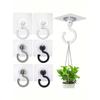 Rotatable Ceiling Adhesive Hooks - Easy Install, No Drill, Sticky Hanger For Hanging Plants, Lanterns, Wind Chimes