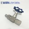 Shanghai Stainless Steel Pressure Gauge Stop Valve JJM1-160P (Inner & Outer Thread)