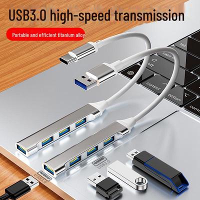 Dizüstü Bilgisayar ve Araba için Dört Bir Arada Tip-C USB Hub - Huawei Cihazlarıyla Uyumlu