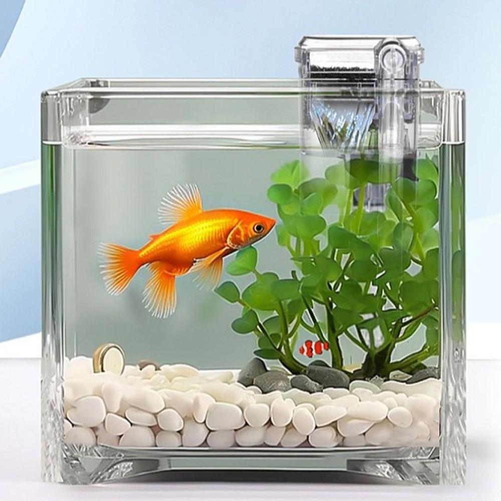 USB Plug Wall-hanging Filter Energy Efficient Silent Operation Mini Aquarium Filter Waterfall Filter Circulating System