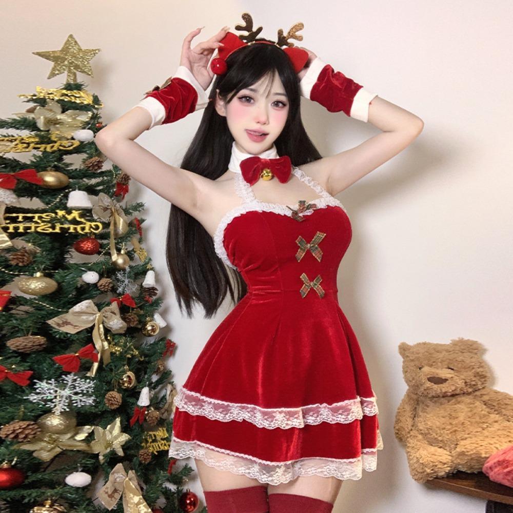 Domila's New Sexy Christmas Robe Is Hot and Free of Uniform Temptation Bedding Teasing Pajamas