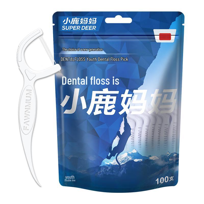 Deer Mama Xuanhu Ultra-Fine Dental Floss Picks