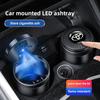 Car Ashtray With LED Light Universal Accessories For Toyota Hilux Corolla RAV4 Camry Highlander Yaris Cross Prado C-HR Sienna FP1