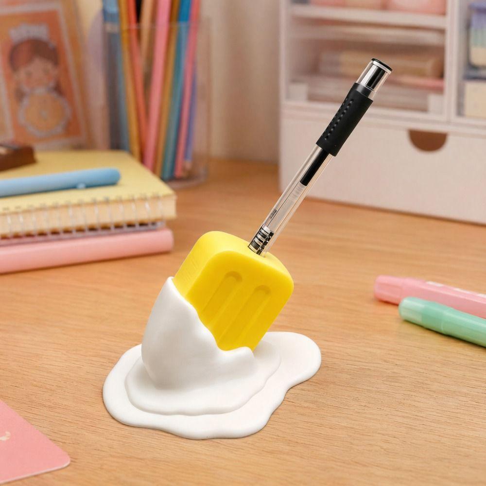 3D Printed Ice Cream Pencil Holder Funny Desktop Ornaments Multi-use Pen Rack  Home Desktop
