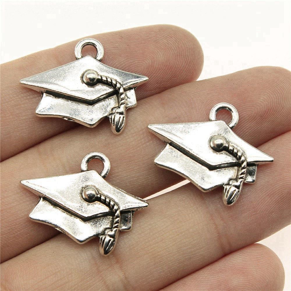Charms Graduation Photo Props Pendants Vintage Jewelry Supplies QC064