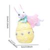Bunny Figurine for Easter Celebration, Resin Tabletop Decoration Home And Office