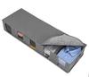 Foldable Under-Bed Storage Box: Dustproof, Transparent, Divided Clothes Organizer