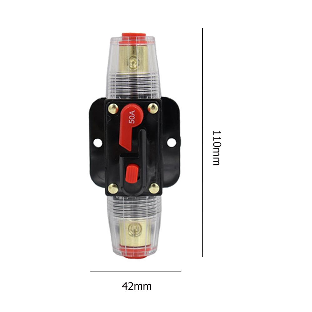 150/100/50/30/20/40/60/80A 12V Car Truck Audio Modification Stereo Amplifier Circuit Breaker Automatic Reset Fuse Holder Switch