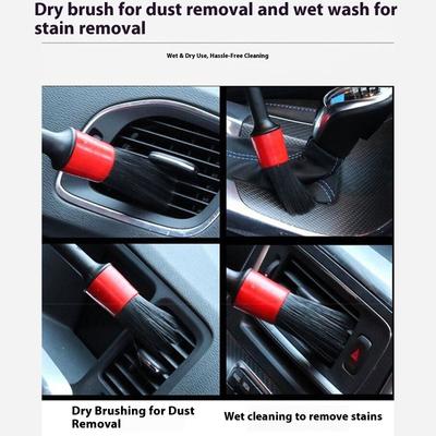 Space Saving 5Pcs Vent Brush Kit Nonscratch For Car HVAC Vents Home Appliances And Office Equipment Care