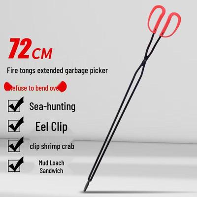 Long-Handled Multi-Purpose Grabber Tongs