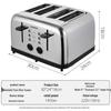 Commercial Toaster Oven: 4-Slice & 6-Slice Bread Maker for Home Use—Perfect for Toasting, Sandwiches, Breakfast, Baking, and Roujiamo