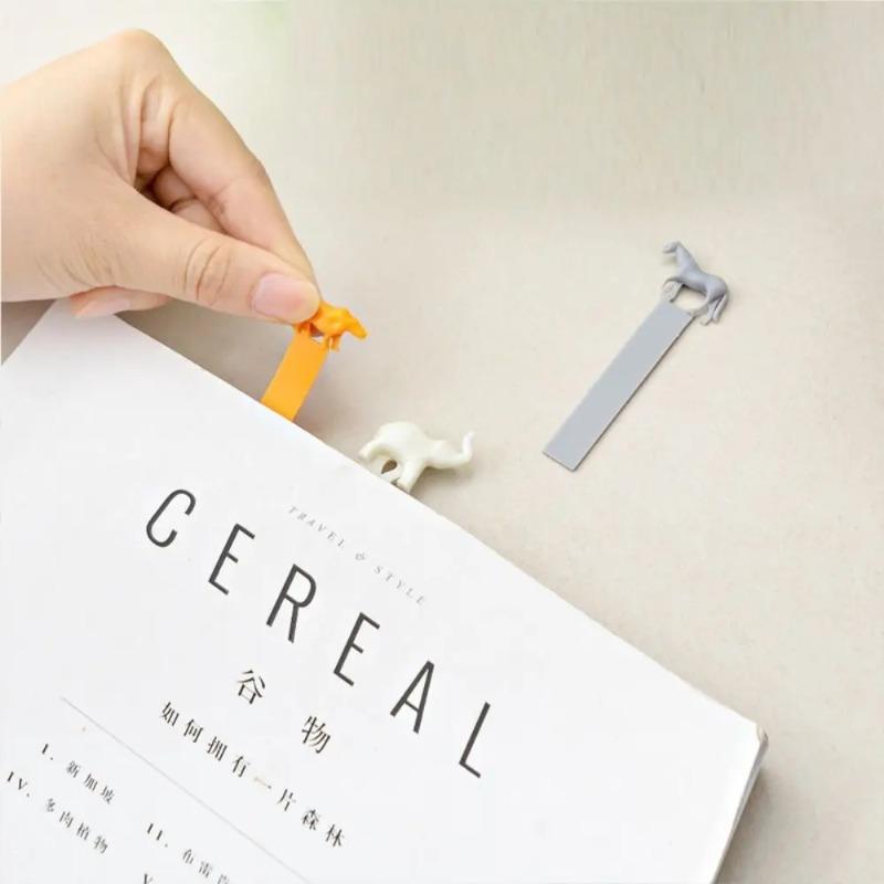 5 ks Krásných Záložek 3D Kreslené Zvířátko Záložka Vtipná Kreslená Záložka Zvířecí Záložky Vtipné Dárky ke Čtení Školní Potřeby