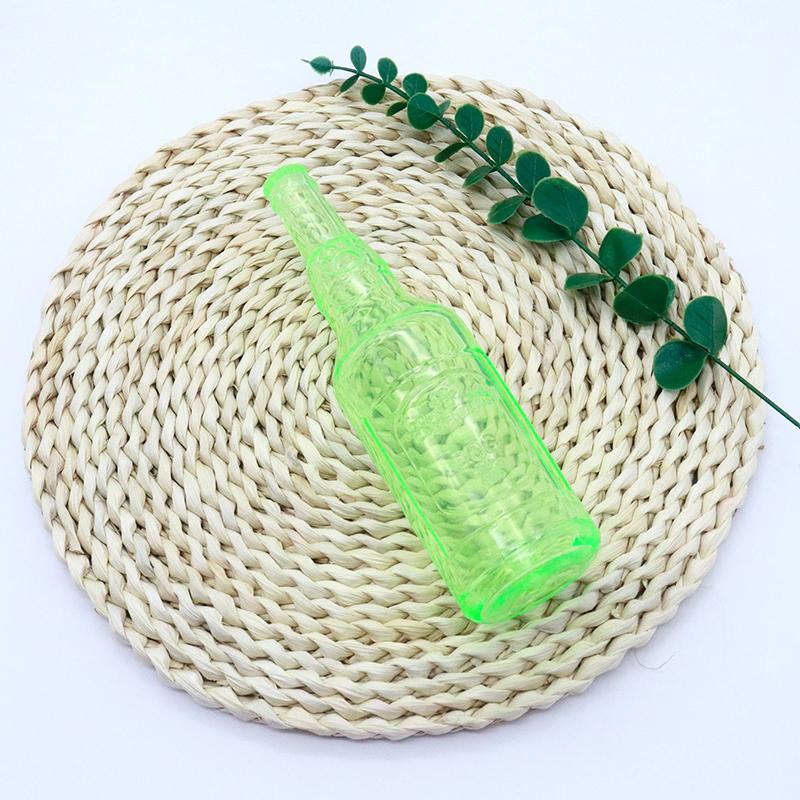 Pet Chew Toy Beer Bottle Dog Sound-Making Chew-Resistant Teething Toys Empty Bottle or with Tennis Ball Pets Interactive Toys