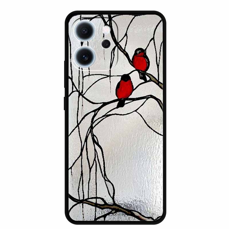 For Oppo Reno15 F Case 3D Flower Emboss Luxury Soft Silicone Phone Back Cover Case For Reno15F Reno 15 F Floral Gift Funda Coque