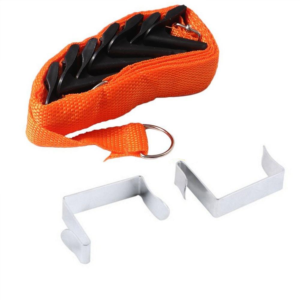 

Seamless Nylon Straps Cap Rack Hanging Coat Clothes Rack Convenient Rope Hat Cap Rack Wardrobe оранжевый