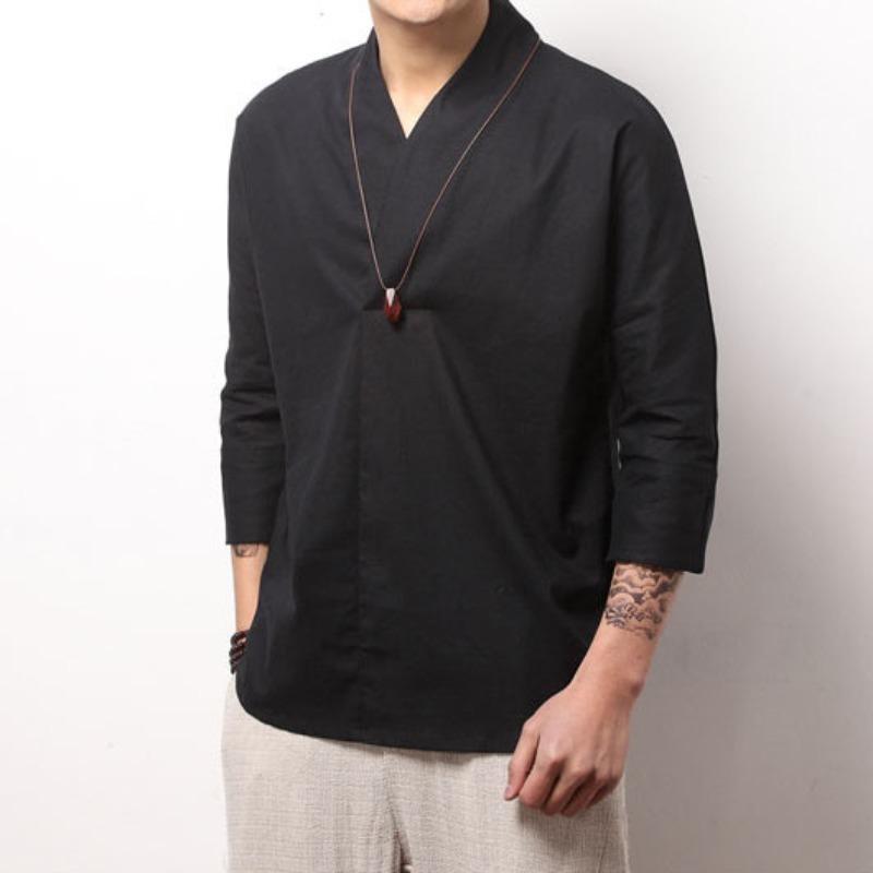 Cárdigan Kimono para Hombre Japonés Moda Tradicional Ropa de Samurái Japonés Streetwear Camisa Yukata para Hombre Abrigo Kimono para Hombre