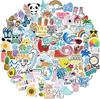 100Pcs Small Fresh Stickers Ins Wind Vsco Luggage Water Cup Refrigerator Scooter Waterproof Decorative Stickers