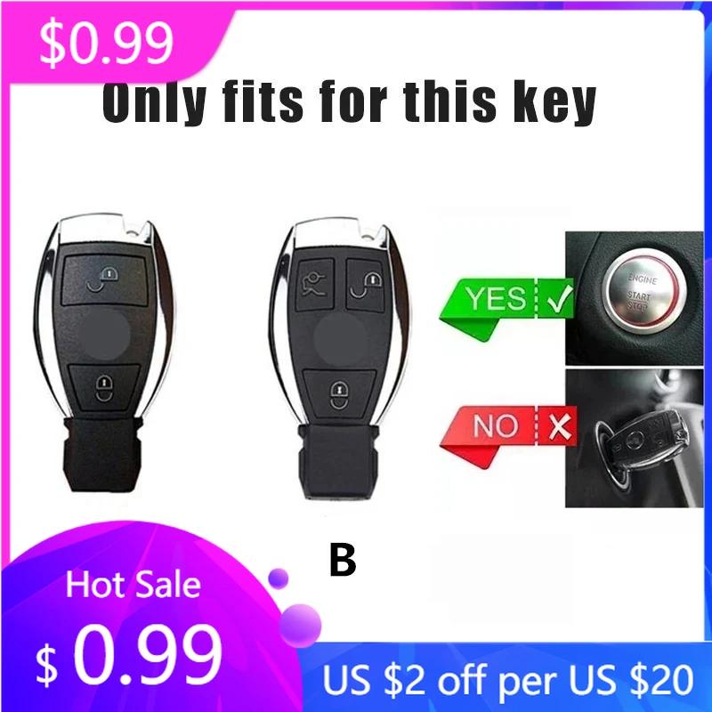 2025 Neue Metall Auto Schlüsselanhänger Hülle Schutzhülle Schale für Mercedes Benz A B C E Klasse GLS GLA GLK GLC CLS CLA AMG W204 W205 W212 W46