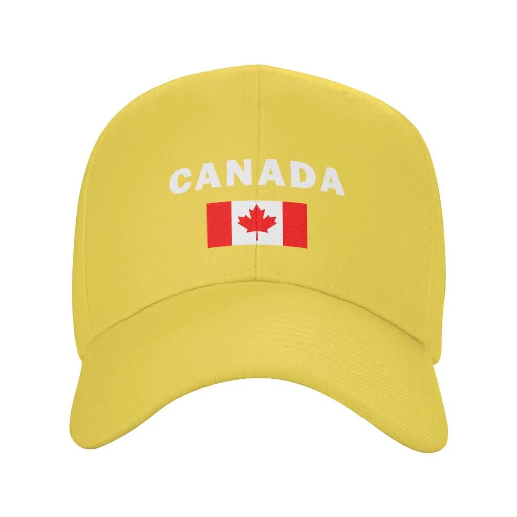 Custom Punk Unisex Canada Flag Baseball Cap Adult Adjustable Dad Hat for Unisex Women Hip Hop Snapback Hats