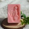 Mermaid Girl Silicone Mold Candle Resin Making Tool DIY Candle Moulds Ornaments Hand-made Home Decorations Supplies