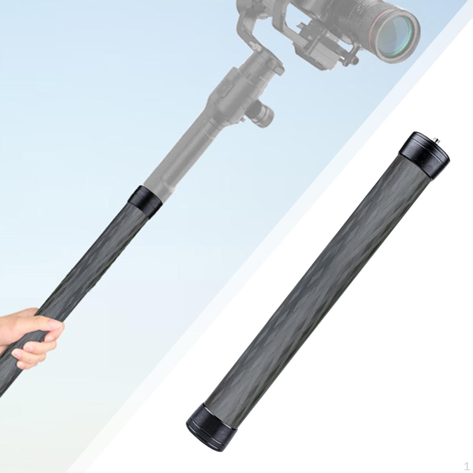 

Удлинитель для камеры Аксессуары для крепления камер Легкая переноска Удлиненный стержень из углеволокна 25cm