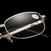 New Fashion Photochromic Folding Myopia Glasses Anti-UV Color Changing Eyewear with Case Portable Outdoor Minus Diopter